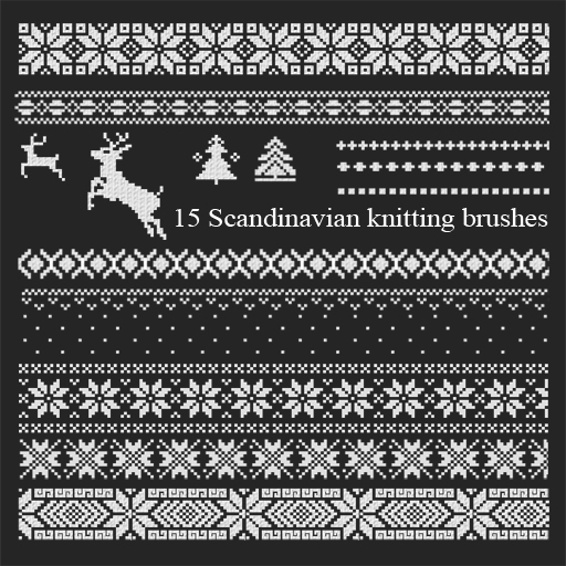 Second Life Marketplace .TT. 15 Scandinavian knitting Brush (boxed)